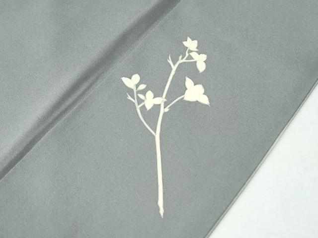 平和屋着物●中国三大刺繍　相良刺繍　訪問着　作家物　枝花文　暈し染め　正絹　逸品　CABG0196yc