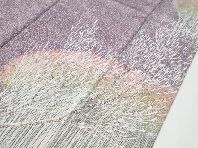平和屋着物●訪問着　作家物　草木文　正絹　逸品　CABG0201yc