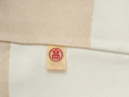 平和屋着物●訪問着　駒刺繍　吉祥花筏文　暈し染め　金彩　高島屋扱い　正絹　逸品　CABG0204yc