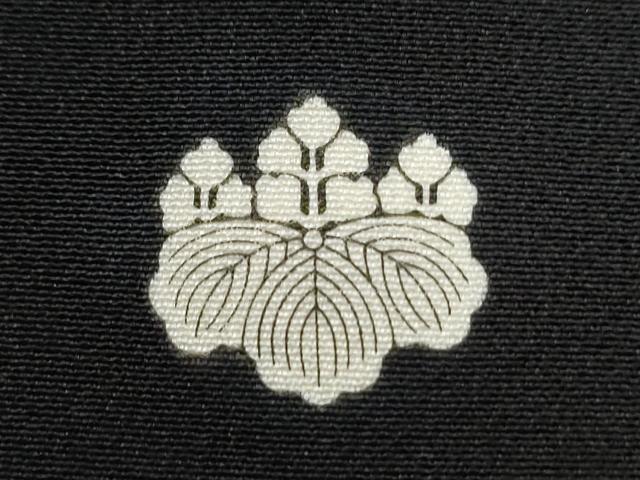 平和屋着物●豪華黒留袖　友禅　作家物　飛鶴草花文　暈し染め　正絹　逸品　CABG0205yc