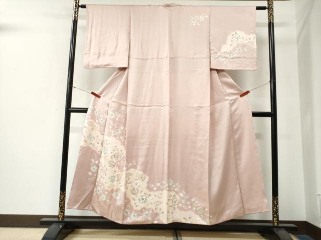 平和屋着物●訪問着　辻が花　絞り　正絹　逸品　CABG0224yc