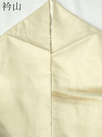 平和屋着物●訪問着　紬地　霞箔散らし　金彩　正絹　逸品　CABG0228yc