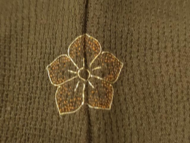 平和屋着物●訪問着　鳳凰立波更紗花唐草文　暈し染め　金銀彩　正絹　逸品　CABG0231yc