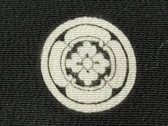 平和屋着物●銀座　志ま亀　黒留袖　駒刺繍　檜垣牡丹　金彩　たとう紙付き　正絹　逸品　CABG0241yc