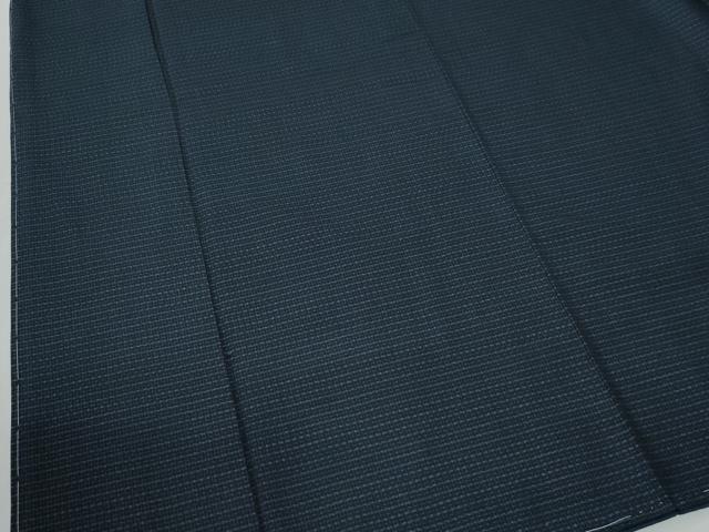 平和屋着物●男性 紬 アンサンブル 格子 正絹 逸品 未使用 CABG0243yc