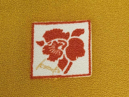 平和屋着物●女優・後藤久美子ブランド 振袖・長襦袢セット 駒刺繍 舞花文 金彩 正絹 逸品 CABG0245yc