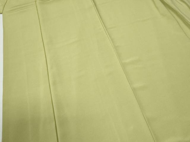 平和屋着物●本草木染作家　瑞寶　色無地　抹茶色　正絹　逸品　CABG0247yc