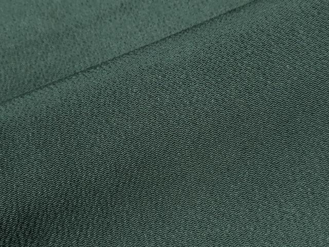 平和屋着物●上質な色無地　革色　鬼しぼ縮緬　正絹　逸品　CABG0248yc