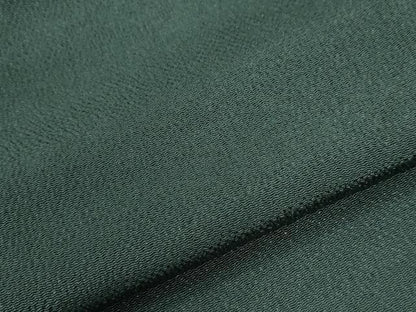 平和屋着物●上質な色無地　革色　鬼しぼ縮緬　正絹　逸品　CABG0248yc