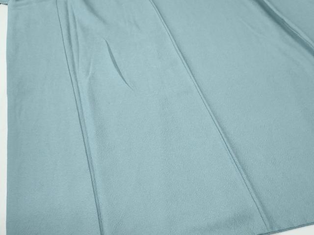 平和屋着物●上質な色無地　南天地紋　浅縹色　正絹　逸品　CABG0259yc