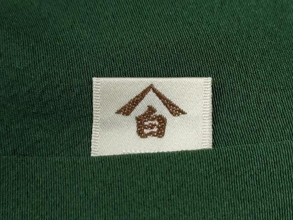 平和屋着物●上質な色無地　千歳緑色　正絹　逸品　未使用　CABG0281yc