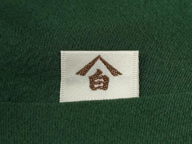 平和屋着物●上質な色無地　千歳緑色　正絹　逸品　未使用　CABG0281yc
