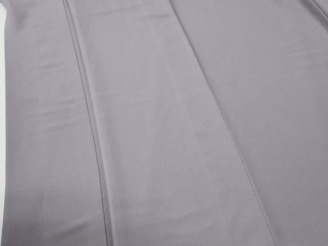 平和屋着物●上質な色無地　牡丹鼠色　正絹　逸品　CABG0285yc