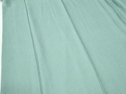 平和屋着物●上質な色無地　紋意匠　青竹色　正絹　逸品　CABG0289yc
