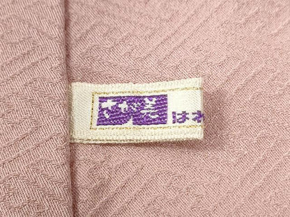 平和屋着物●上質な色無地　舞花地紋　虹色　さが美扱い　正絹　逸品　CABG0304yc