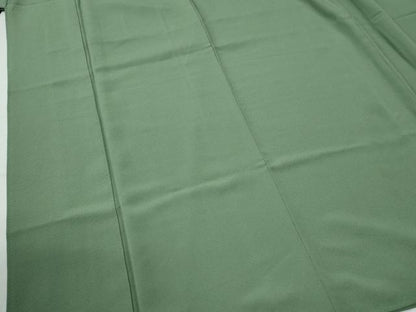 平和屋着物●本草木染作家　瑞寶　色無地　柳染色　正絹　逸品　CABG0308yc