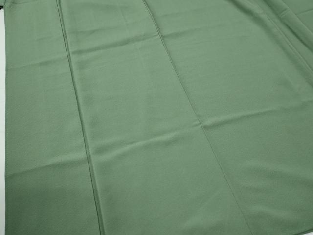 平和屋着物●本草木染作家　瑞寶　色無地　柳染色　正絹　逸品　CABG0308yc