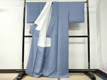平和屋着物●上質な色無地　吉祥地紋　紅碧色　正絹　逸品　未使用　CABG0311yc