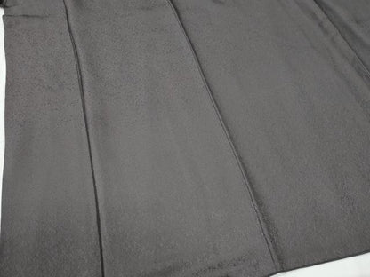 平和屋着物●上質な色無地　霰地紋　葡萄鼠色　やまと誂製　正絹　逸品　CABG0312yc