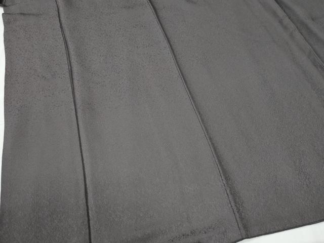 平和屋着物●上質な色無地　霰地紋　葡萄鼠色　やまと誂製　正絹　逸品　CABG0312yc
