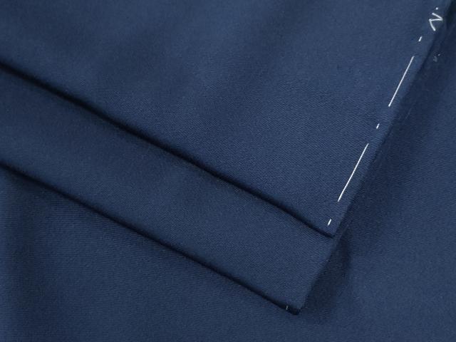 平和屋着物●上質な色無地　鉄紺色　正絹　逸品　未使用　CABG0313yc