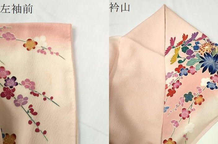 平和屋着物●豪華振袖　花籠文　暈し染め　正絹　逸品　CABG0342yc