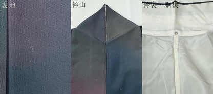 平和屋着物●染色作家　斉藤三才　小紋　霞文　暈し染め　正絹　逸品　CABG0343yc