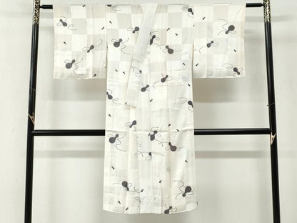平和屋着物●長襦袢　無双仕立て　瓢箪　正絹　逸品　CABG0348yc