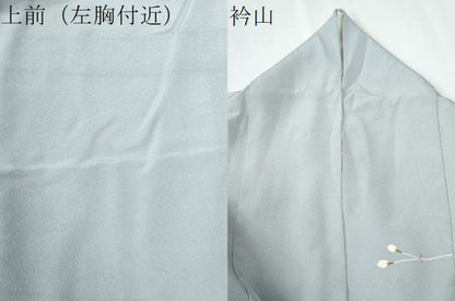 平和屋着物●訪問着　霞草花文　暈し染め　金彩　正絹　逸品　CABG0351yc