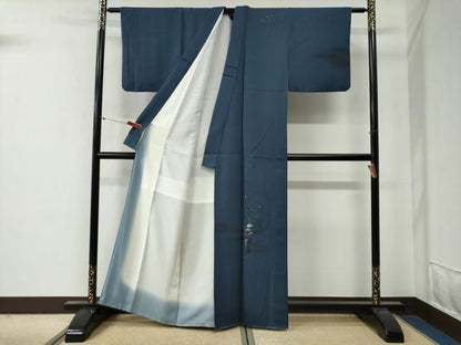平和屋着物●訪問着　陶器枝花文　金彩　正絹　逸品　CABG0355yc