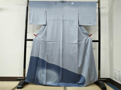 平和屋着物●訪問着　作家物　氷割文　暈し染め　正絹　逸品　CABG0366yc