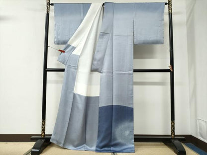 平和屋着物●訪問着　作家物　氷割文　暈し染め　正絹　逸品　CABG0366yc