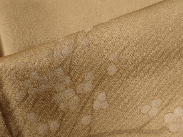 平和屋着物●訪問着　刺繍　枝梅文　正絹　逸品　未使用　CABG0367yc