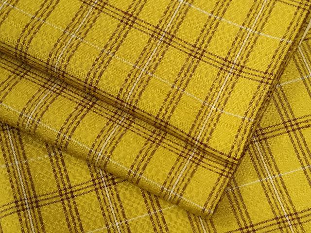 平和屋着物●山下八百子　本場黄八丈　正絹　逸品　CABG0375yc