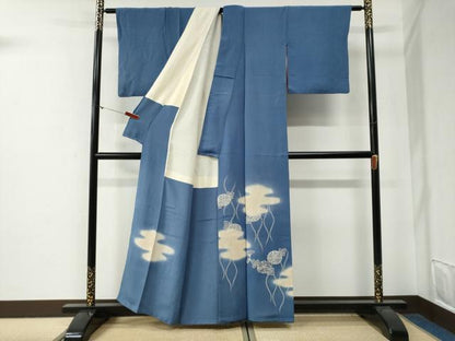 平和屋着物●中国三大刺繍　総相良刺繍　色留袖　霞立涌菊花文　暈し染め　鬼しぼ縮緬　正絹　逸品　CABG0377yc