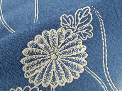 平和屋着物●中国三大刺繍　総相良刺繍　色留袖　霞立涌菊花文　暈し染め　鬼しぼ縮緬　正絹　逸品　CABG0377yc