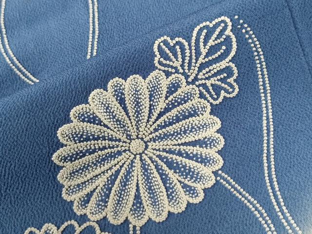 平和屋着物●中国三大刺繍　総相良刺繍　色留袖　霞立涌菊花文　暈し染め　鬼しぼ縮緬　正絹　逸品　CABG0377yc