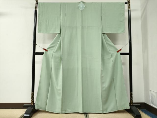 平和屋着物●上質な色無地　夏虫色　正絹　逸品　未使用　CABG0381yc
