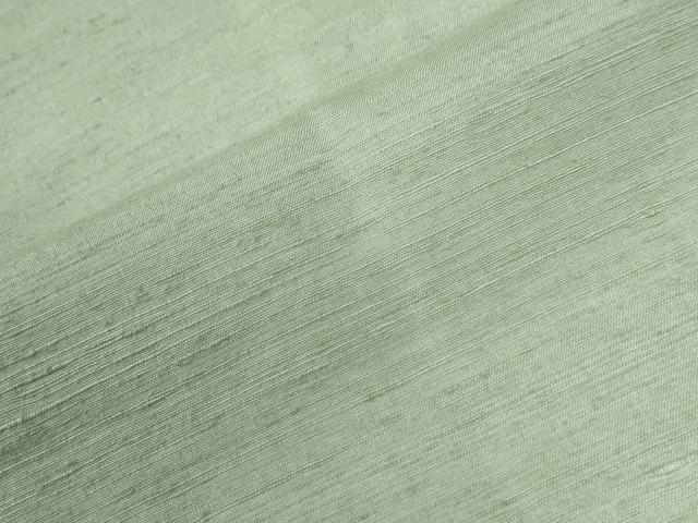 平和屋着物●結城紬　色無地　裏葉柳色　正絹　逸品　CABG0386yc