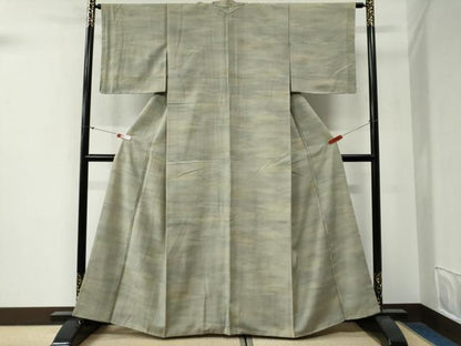 平和屋着物●上質な紬　霞文　正絹　逸品　未使用　CABG0422yc