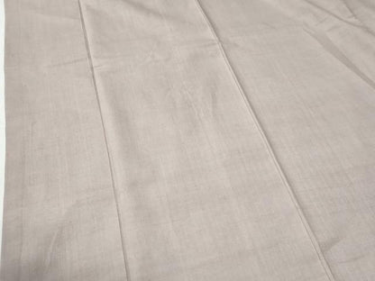 平和屋着物●結城紬　色無地　薄柿色　正絹　逸品　CABG0427yc