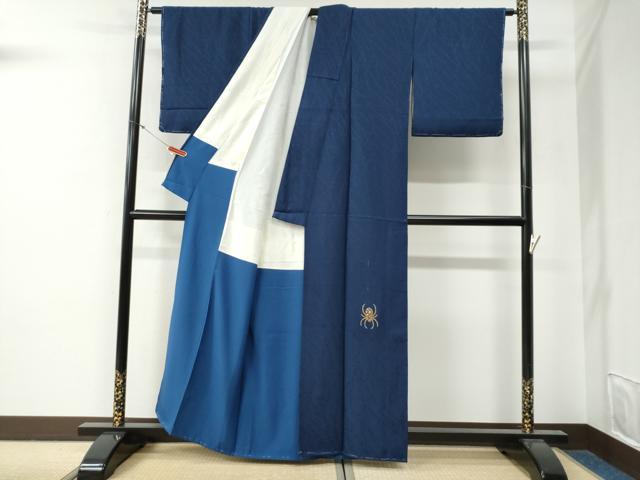 平和屋着物●色留訪問着　蜘蛛　金彩　正絹　逸品　未使用　CABG0428yc