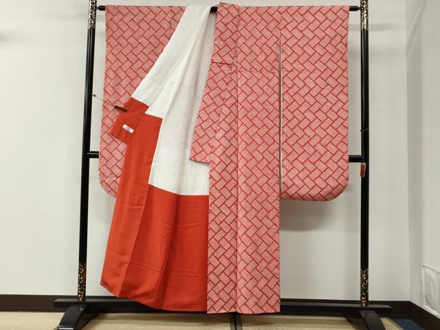平和屋着物●豪華振袖　総絞り　檜垣文　やまと誂製　正絹　逸品　CABG0431yc