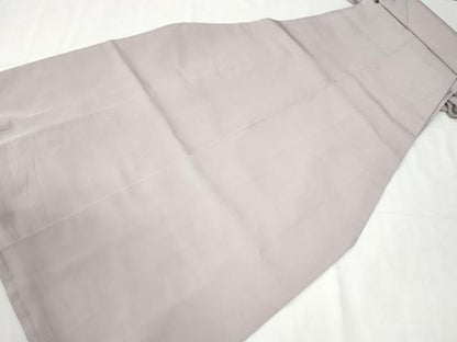 平和屋着物●男性　馬乗り袴　色無地　灰桜色　正絹　逸品　CABG0439yc