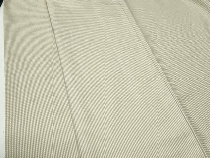 平和屋着物●西陣　紋御召　矢代仁　格子　証紙付き　正絹　逸品　CABG0456yc