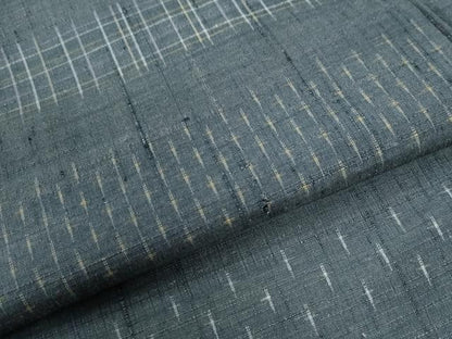 平和屋着物●上質な紬　絣文様　寿峰工房　鈴乃屋扱い　証紙付き　正絹　逸品　CABG0460yc