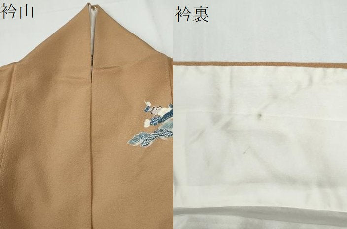 平和屋着物●創業460年・千總　訪問着　浜松梅文　貝　三越扱い　正絹　逸品　CABG0468yc