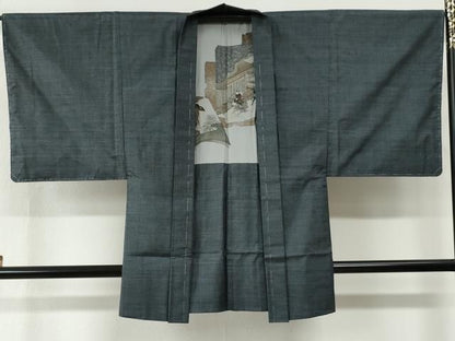 平和屋着物●男性　本場大島紬　アンサンブル　100亀甲　総詰め　正絹　逸品　未使用　CABG0473yc