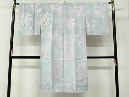平和屋着物●長襦袢　無双仕立て　辻が花地紋　暈し染め　やまと誂製　正絹　逸品　CABG0483yc