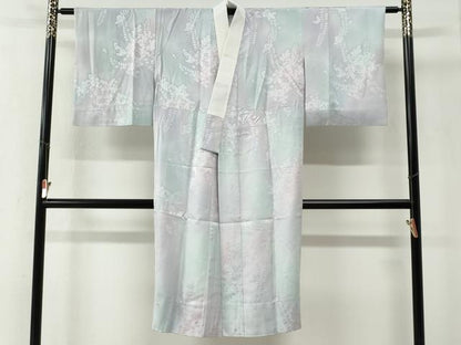 平和屋着物●長襦袢　無双仕立て　辻が花地紋　暈し染め　やまと誂製　正絹　逸品　CABG0483yc